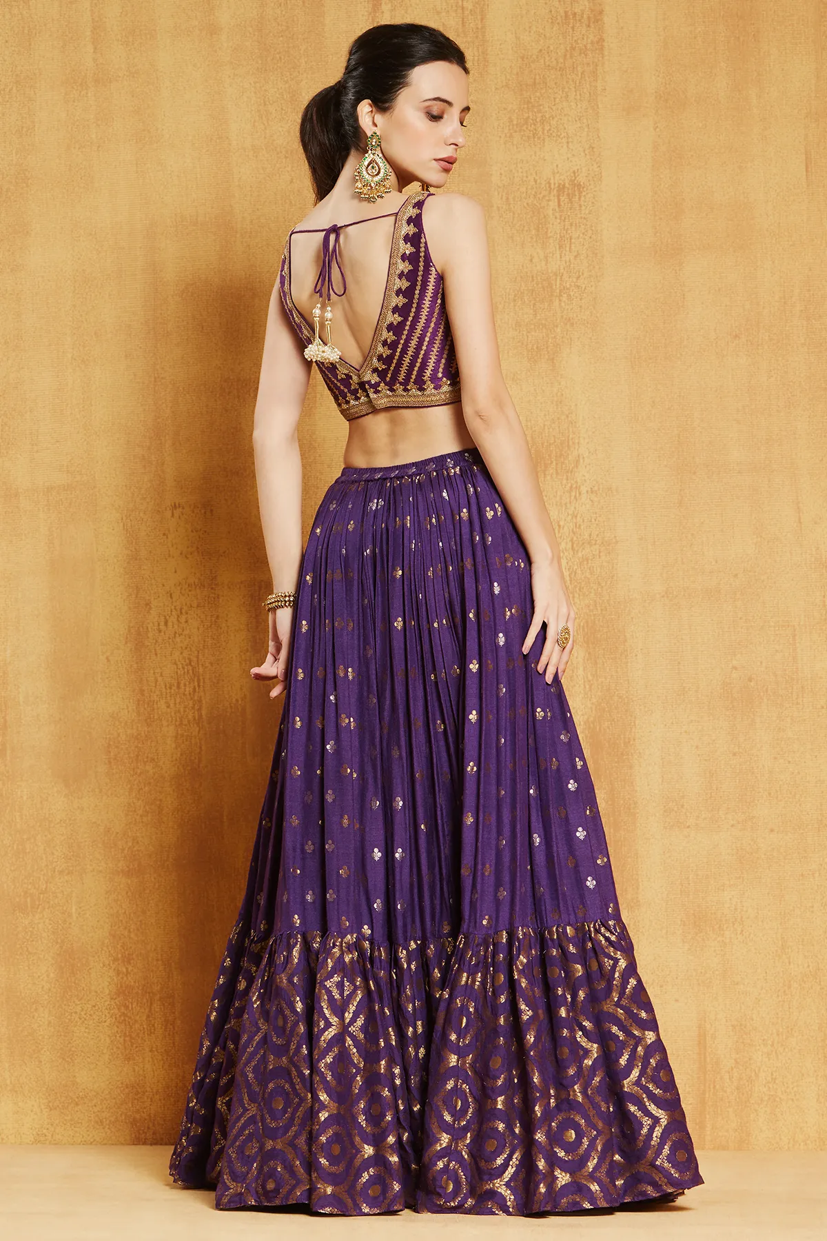 PURPLE JAMEWAR DORI