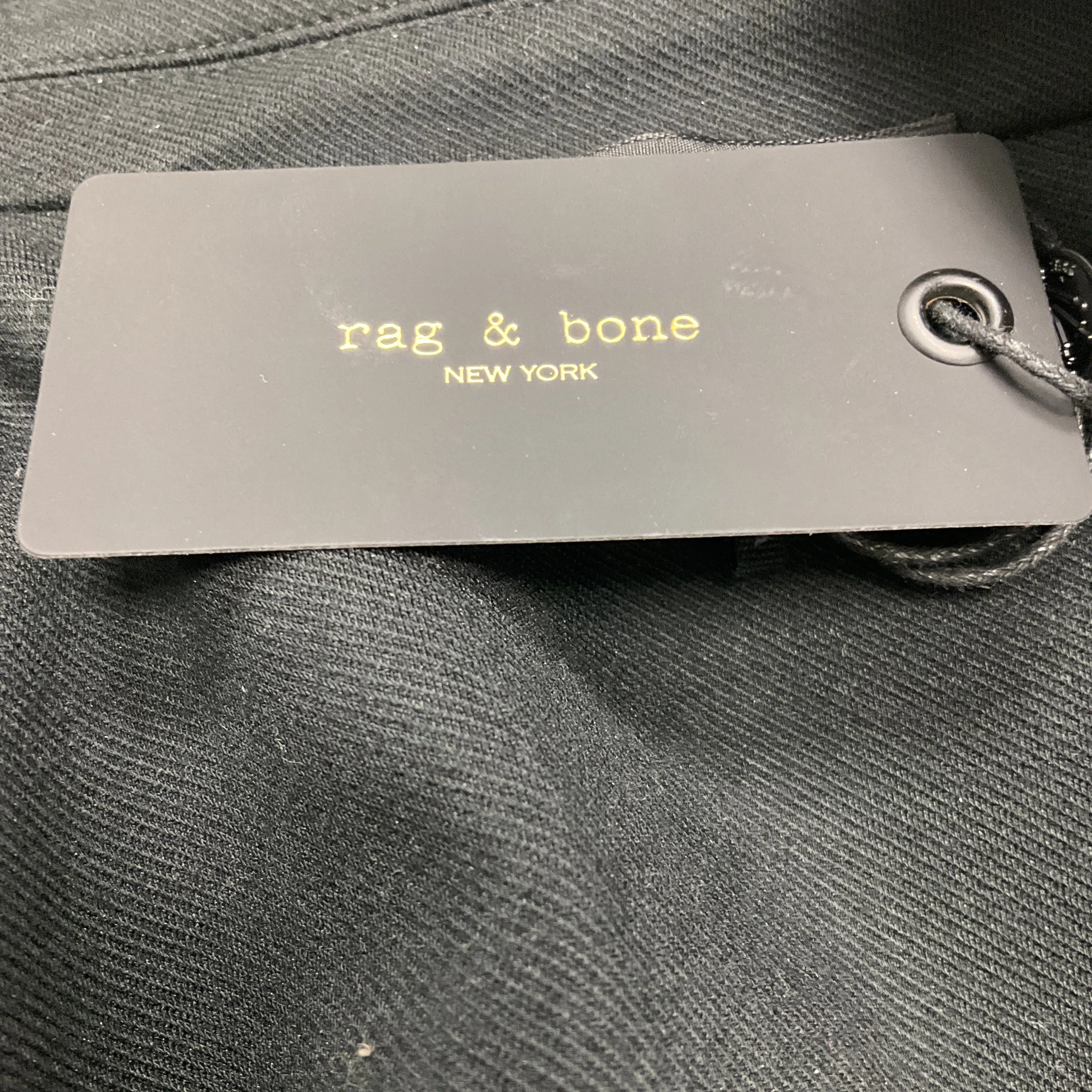 Rag & Bone Black Lucy Ponte Twill Blazer