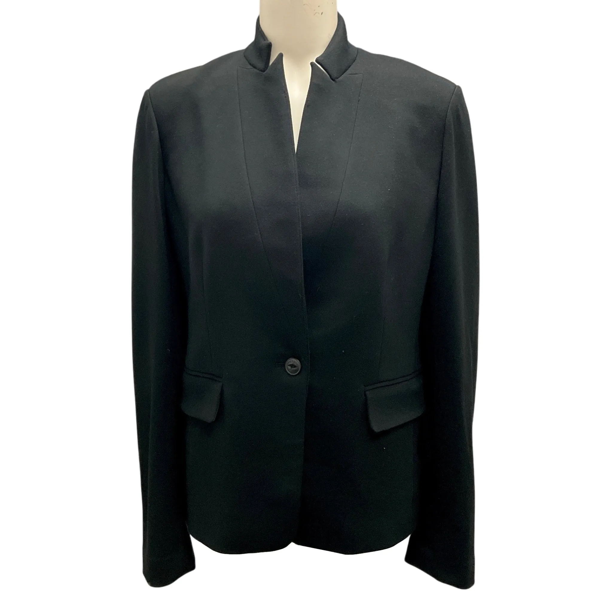 Rag & Bone Black Lucy Ponte Twill Blazer