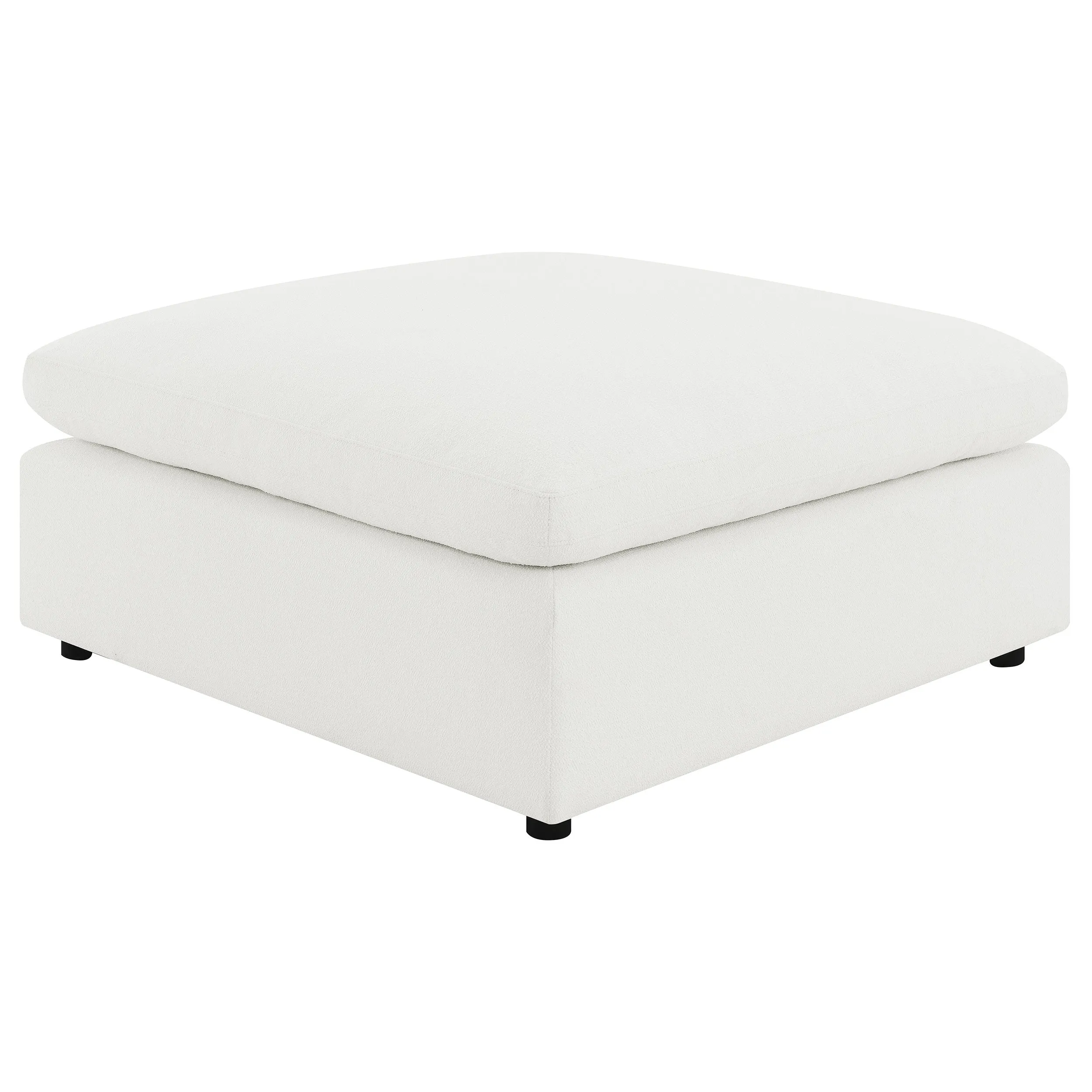 Raleigh 6-piece Boucle Upholstered Modular Sectional Ivory