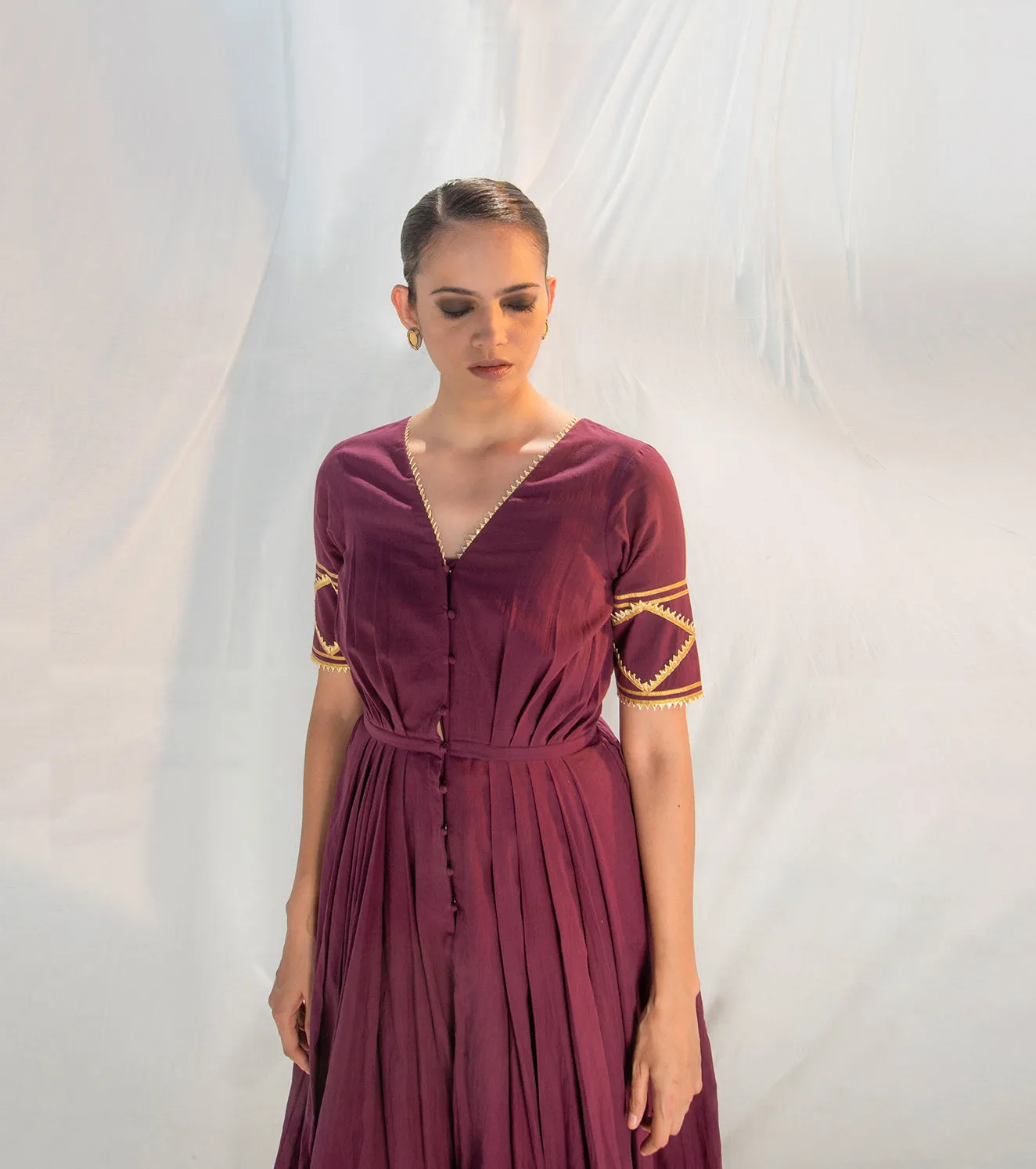 Rangmanch Pleated Long Dress