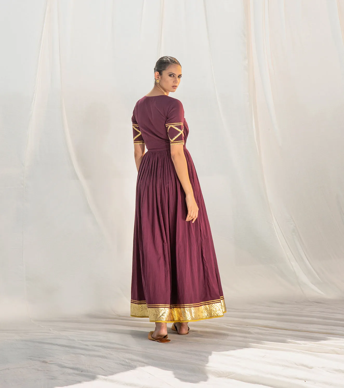 Rangmanch Pleated Long Dress