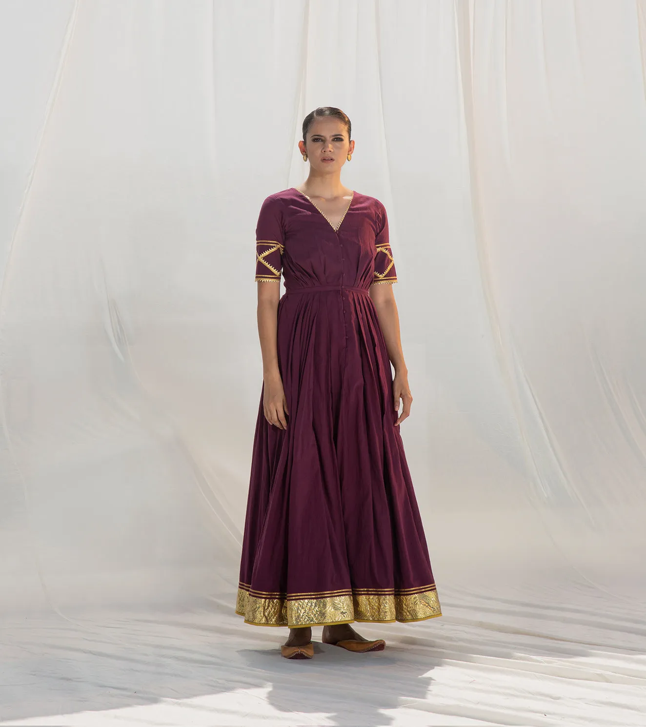 Rangmanch Pleated Long Dress