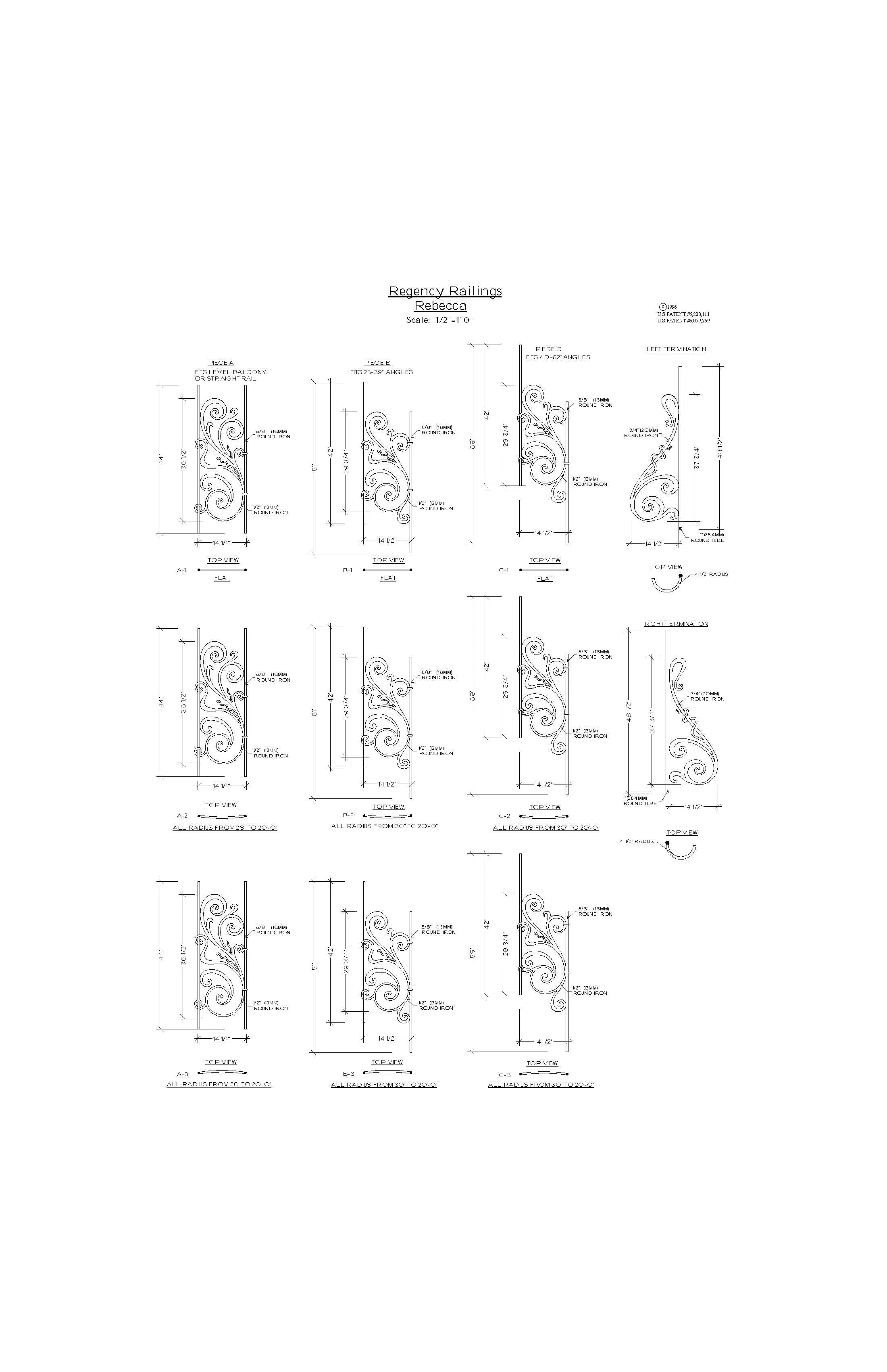 Rebecca Series - A1 Straight Level Panel