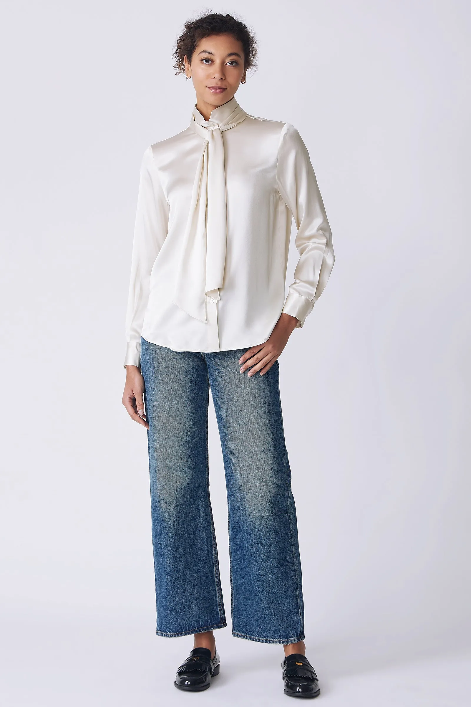 Regency Blouse - Oyster