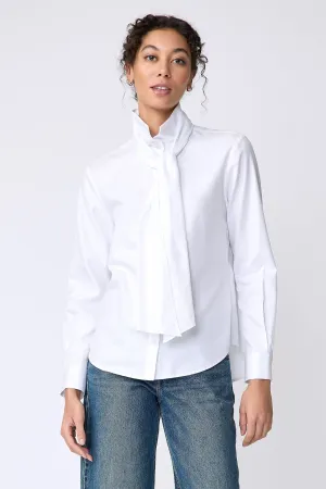 Regency Blouse - White Twill