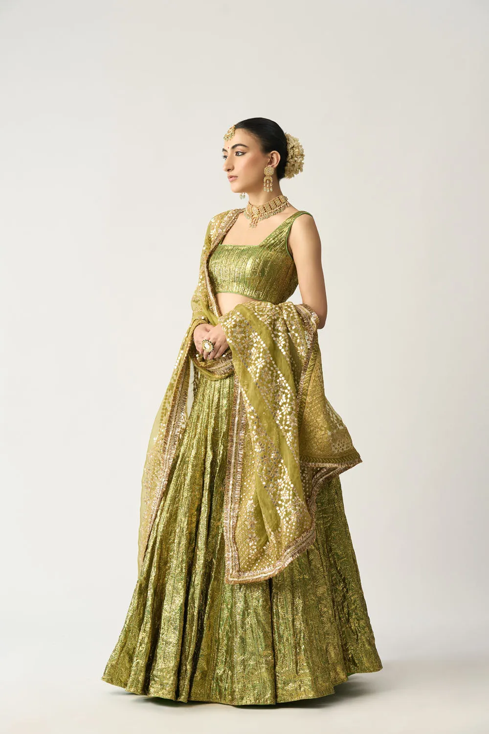 Reshmi Angoori Lehenga Set
