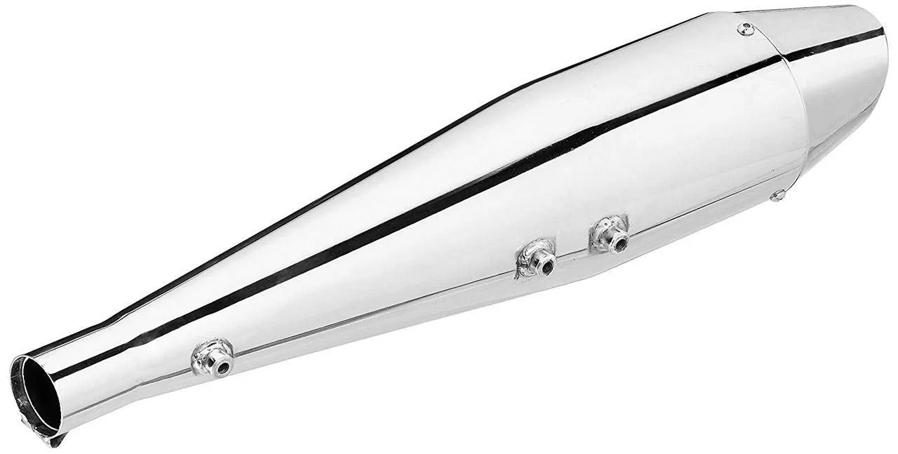 R.J.VON Premium Dolphin Muffler  Silencer for Royal Enfield