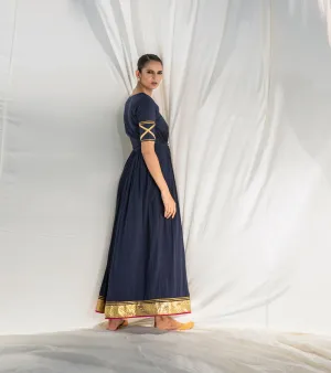 Rohma Pleated Long Dress