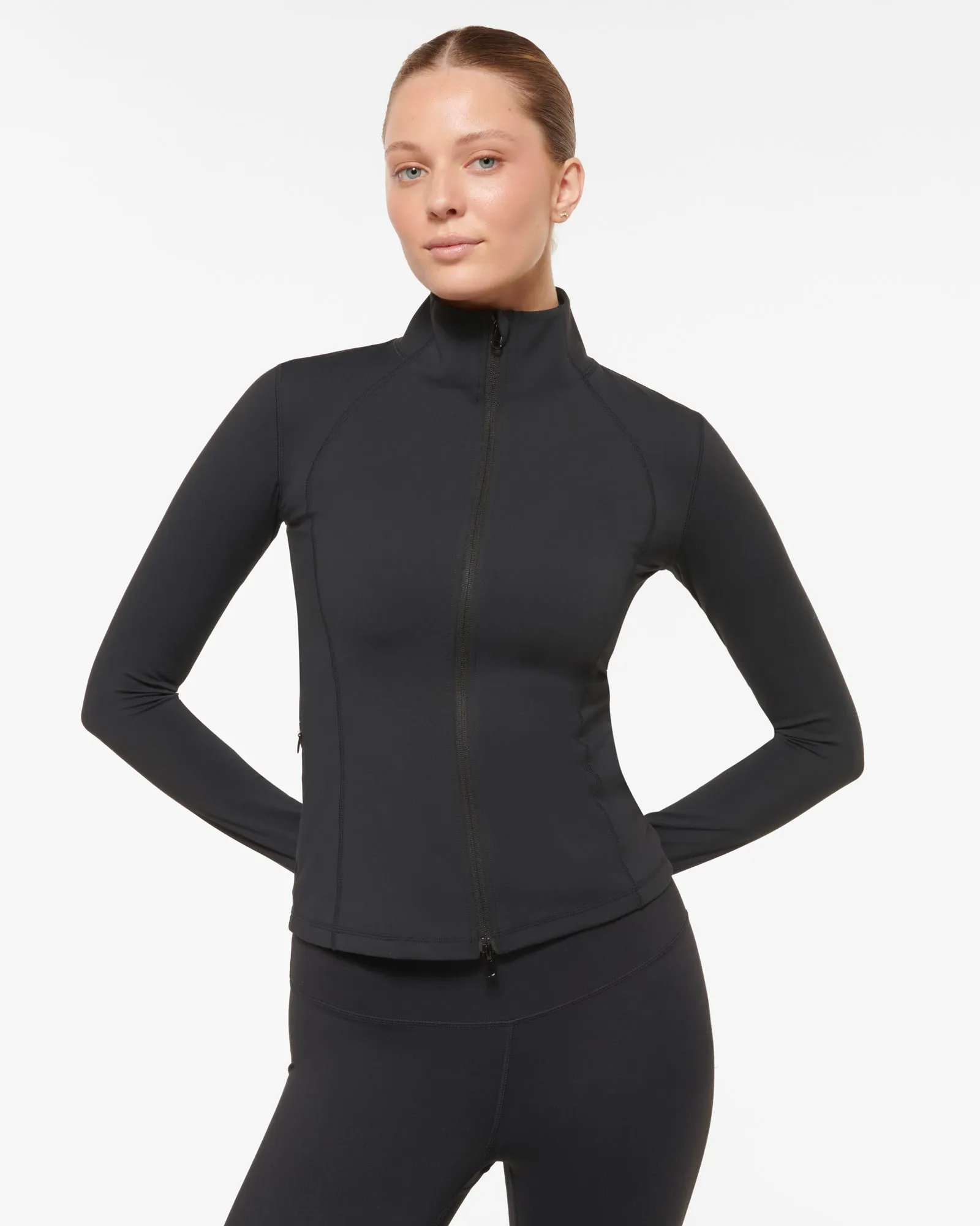 RUE ZIP-THROUGH BLACK