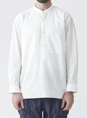 Sage de Cret Organic Broad Stand Collar Pullover Shirt