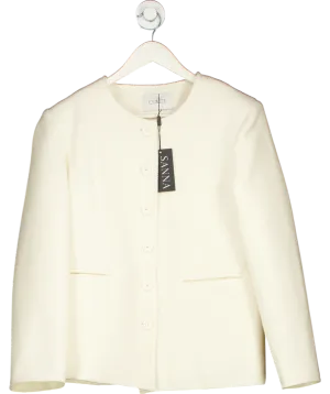 Sanna White Claude Blazer One Size