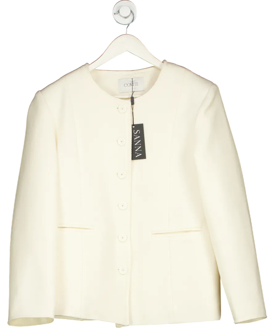 Sanna White Claude Blazer One Size