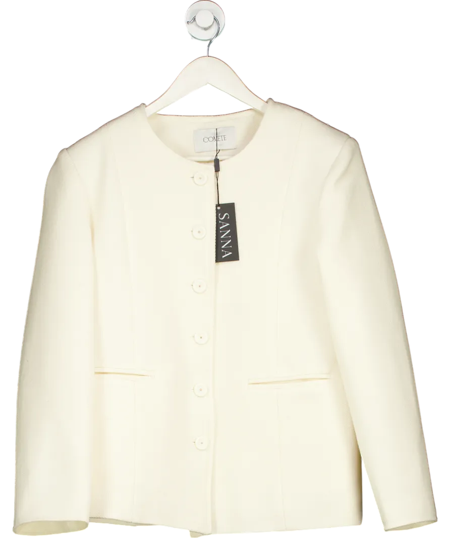 Sanna White Claude Blazer One Size