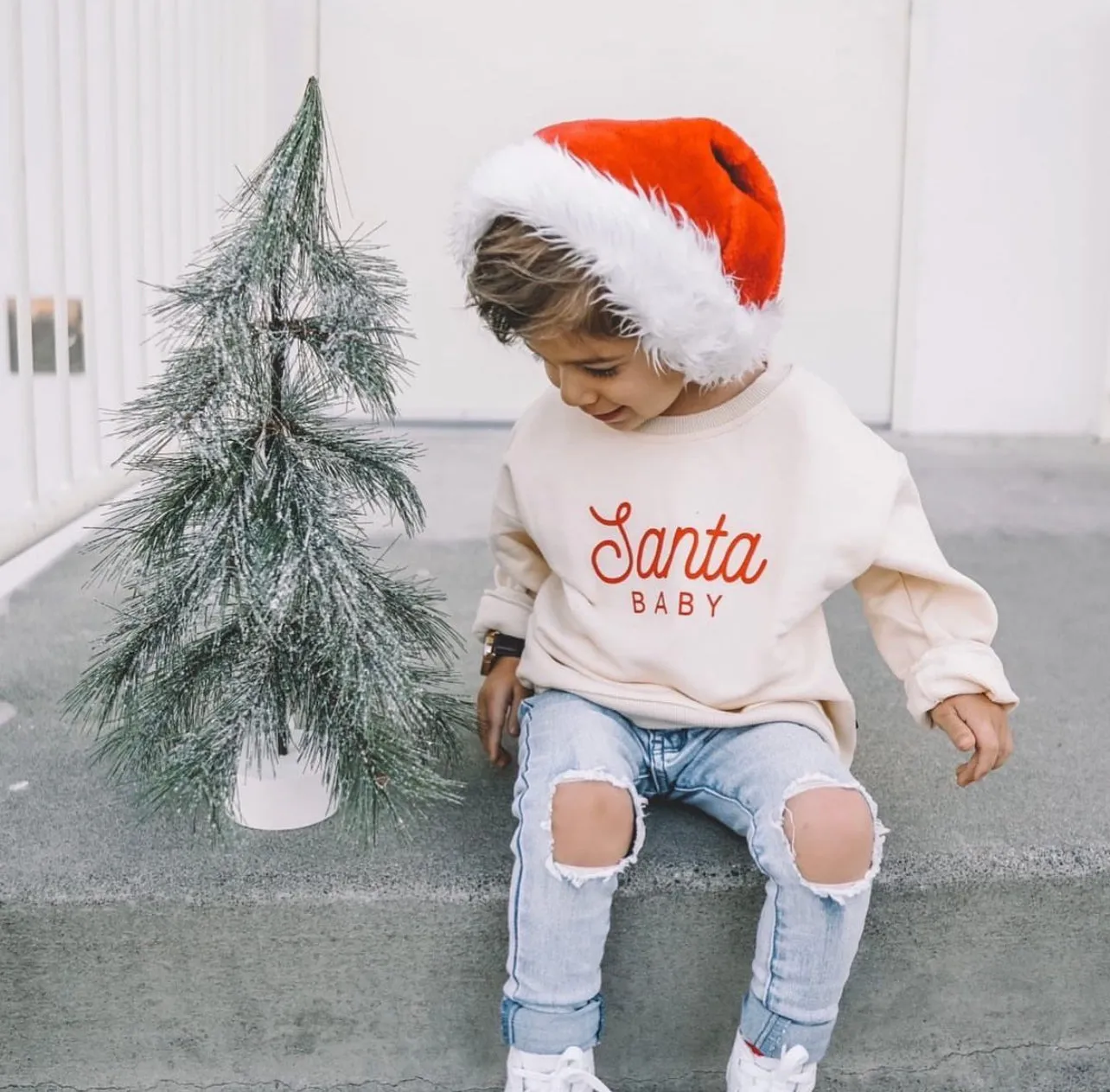 SANTA BABY CREWNECK