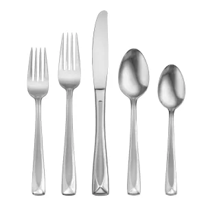 Satin Lincoln 45 Piece Everyday Flatware Set
