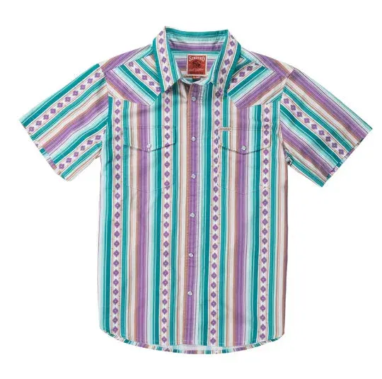 Serape Pearl Snap Short Sleeve | Sendero