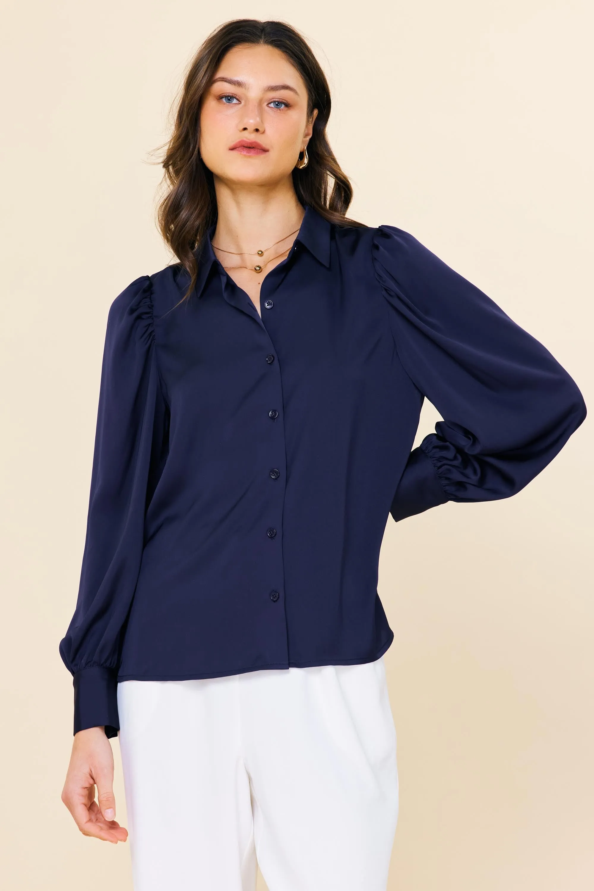 Serenity Satin Blouse