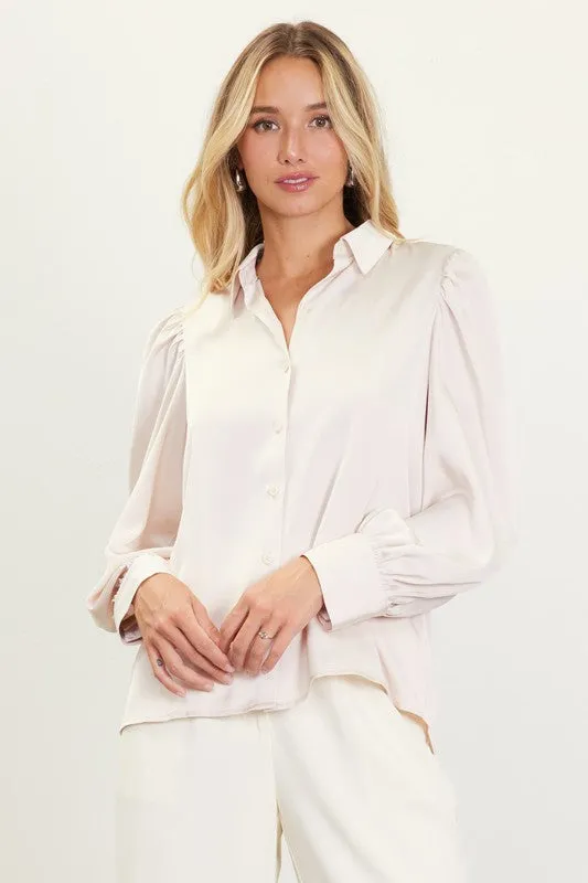 Serenity Satin Blouse
