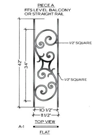 Seville Series - A1 Straight Level Panel