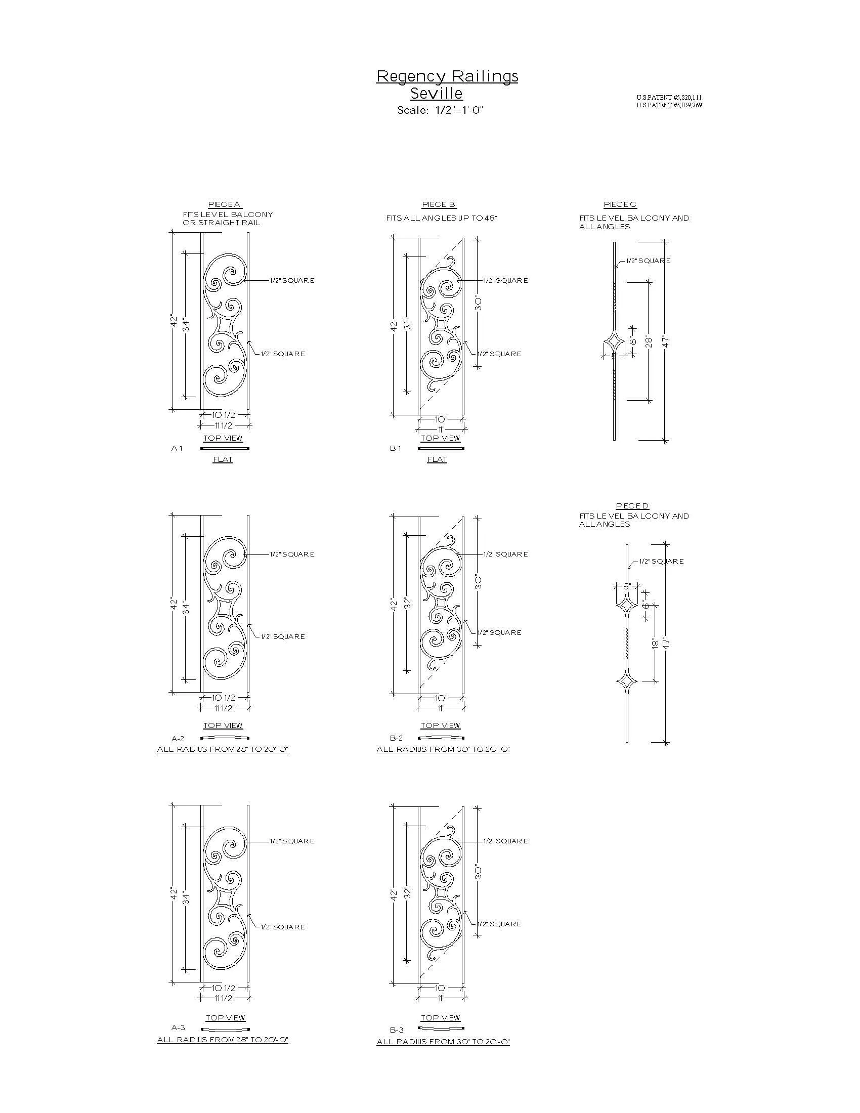 Seville Series - A1 Straight Level Panel