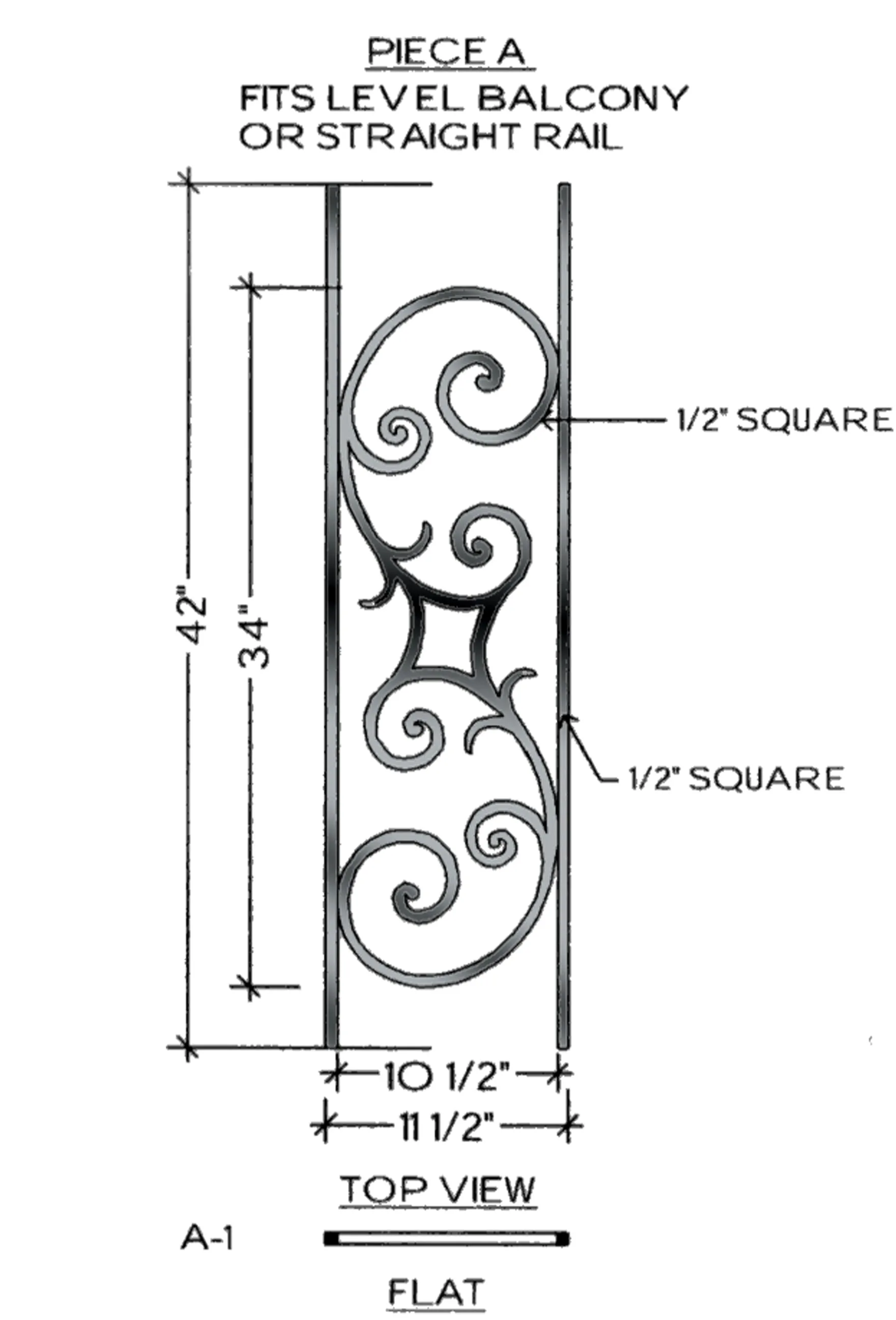 Seville Series - A1 Straight Level Panel