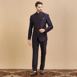 Shining Radiant Maroon Jodhpuri Suit for Men