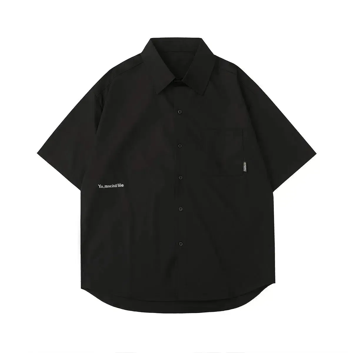 Silk Short-Sleeved Work Shirt