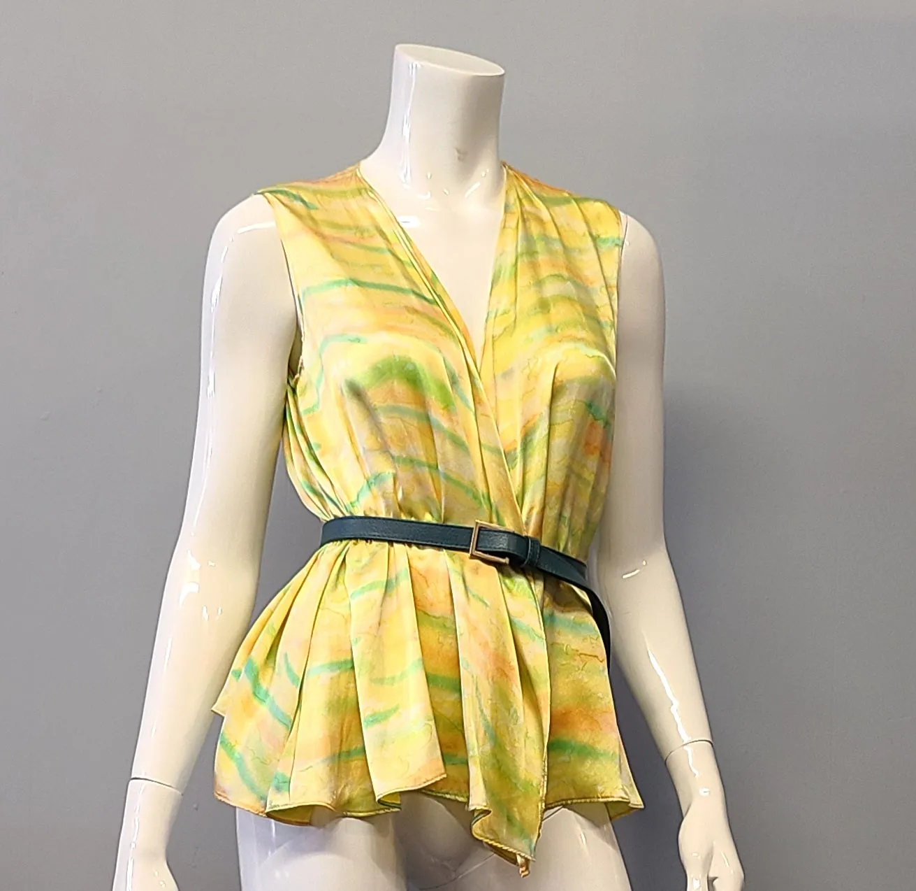 Silk Wrap Top