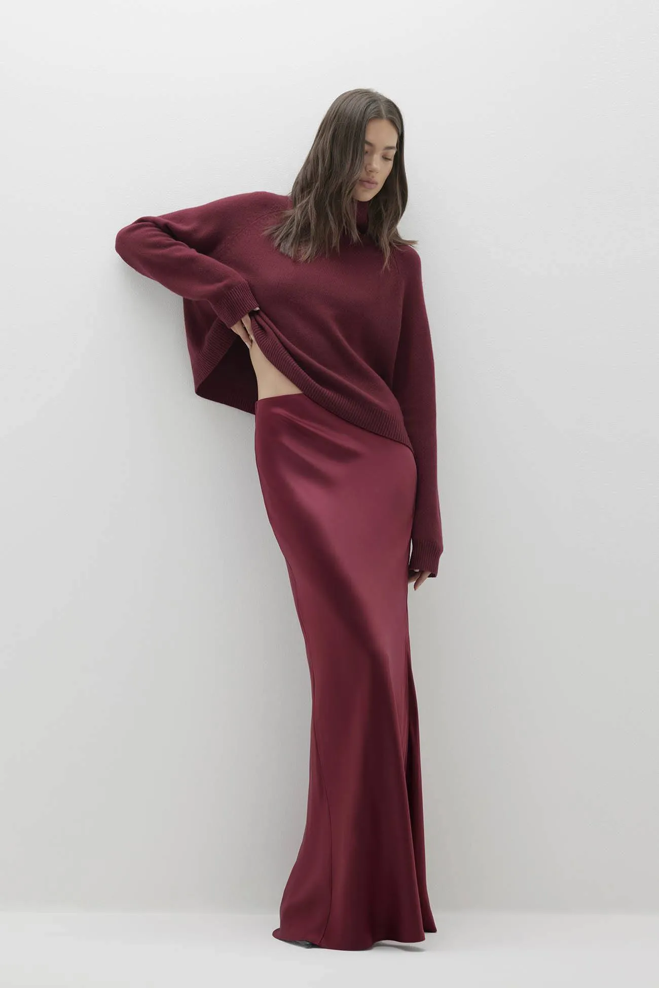 SIREN SILK MAXI SKIRT