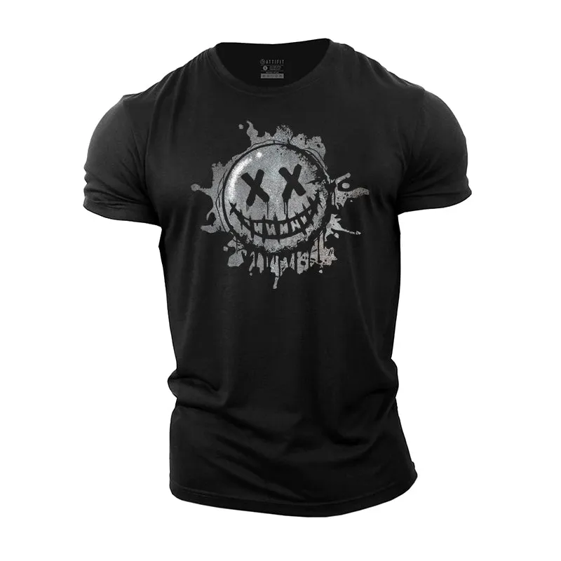 Smiley Face Cotton T-Shirt