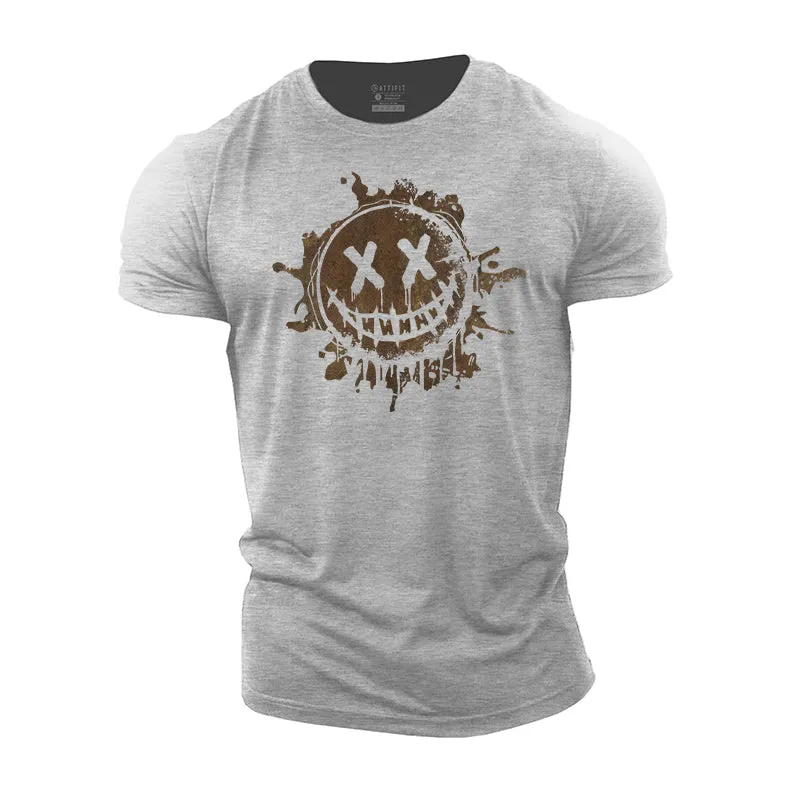 Smiley Face Cotton T-Shirt