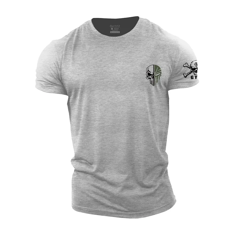 Spartan Skull Cotton T-Shirt