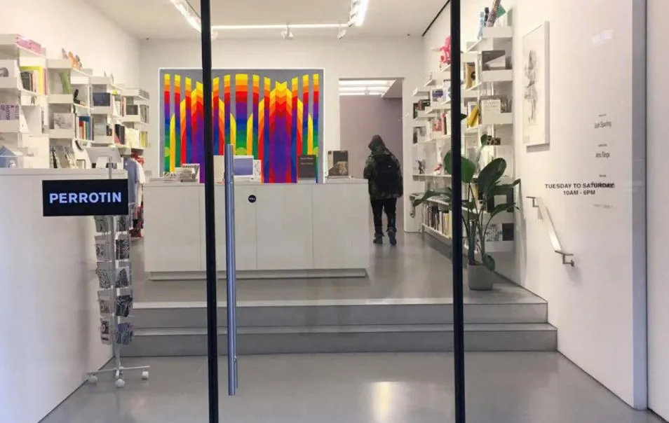 Sèrie 14-2 Cercles Fractionnès Rug by Julio Le Parc