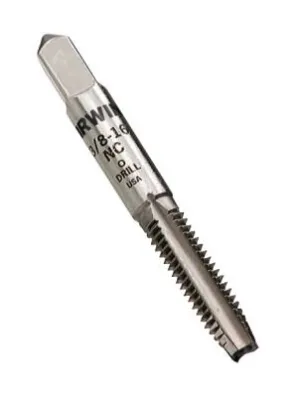 Stanley?? Products Fractional Taps (HCS), 3/8 in-16 NC, Chamfer - 3 to 5 Threads, Bulk, 8134