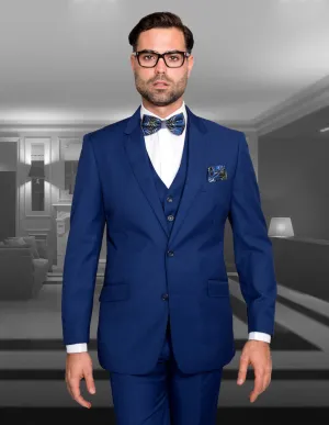 STEVENZ 3 PC SAPPHIRE EXTRA LONG MODERN FIT SUIT
