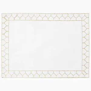 Stitched Gold Placemat