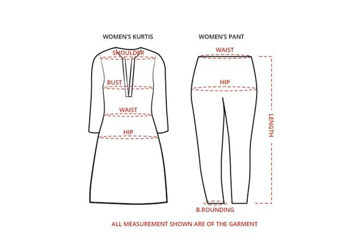 Straight Cut Kurti & Jacket (set)