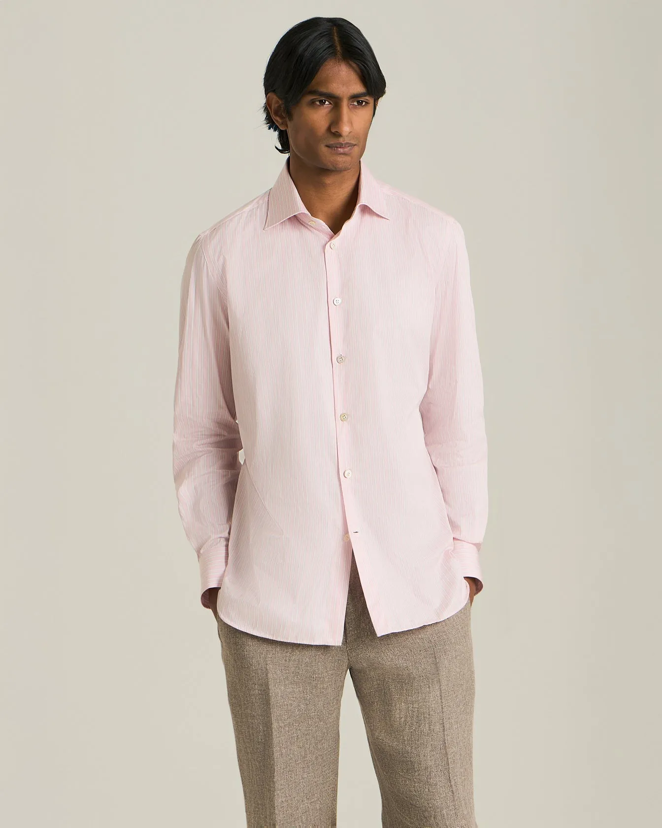 STRIPED COTTON SHIRT