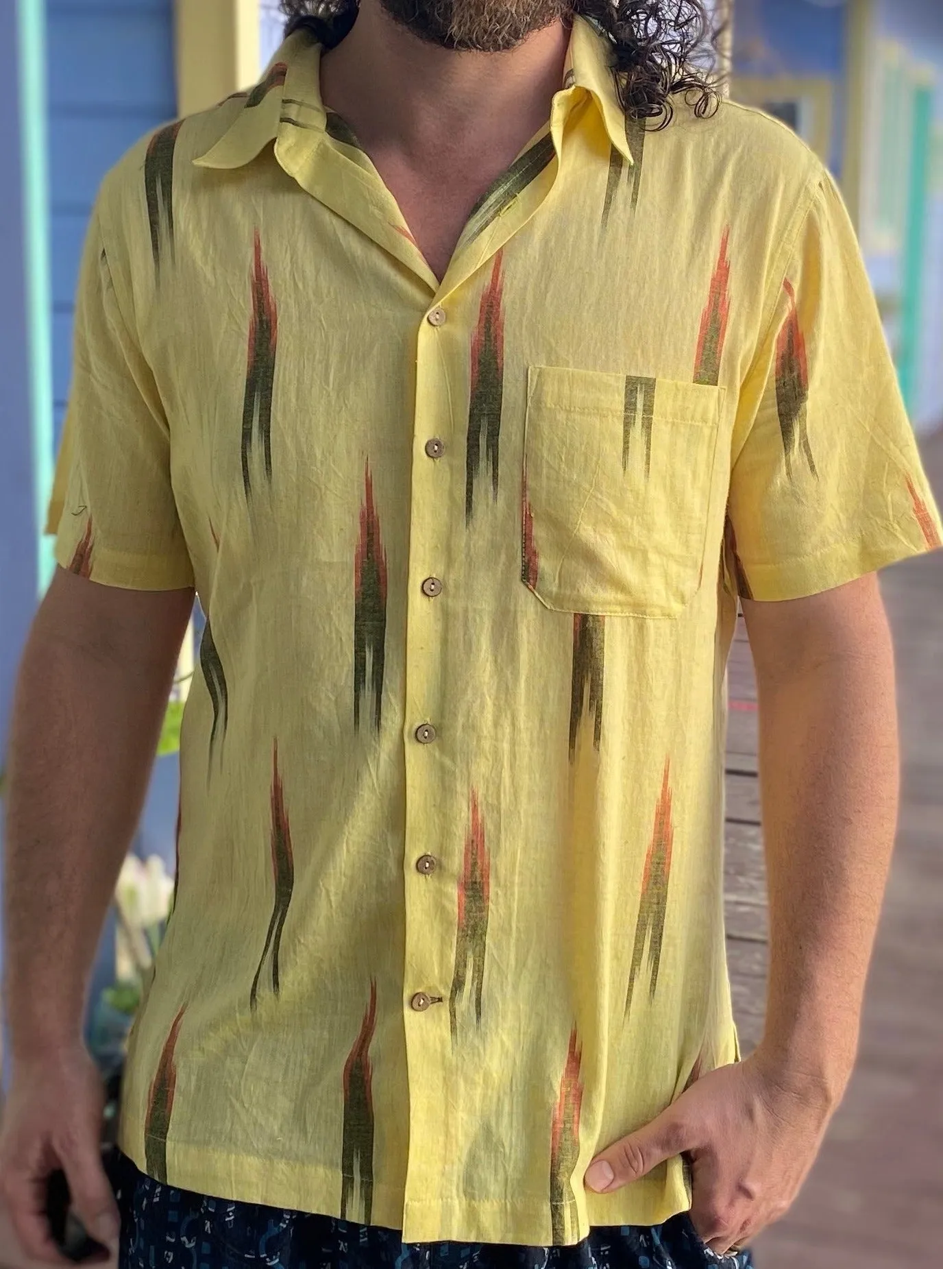 Summer Bliss Ikat Shirt