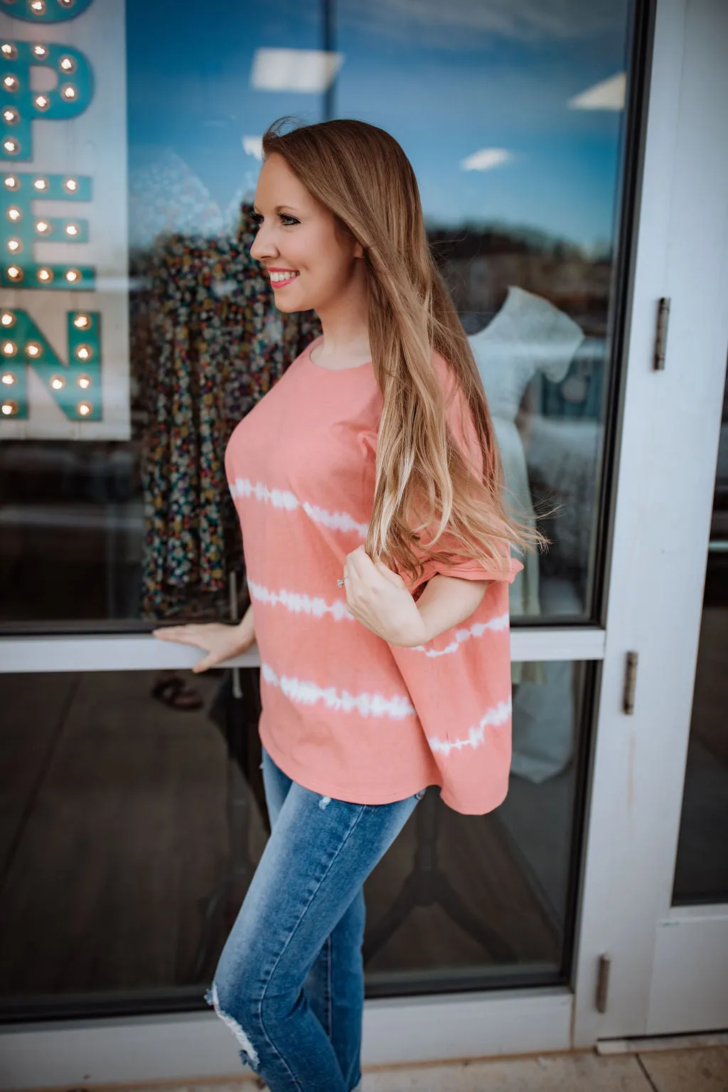 Surf's Up Tie Dye Top
