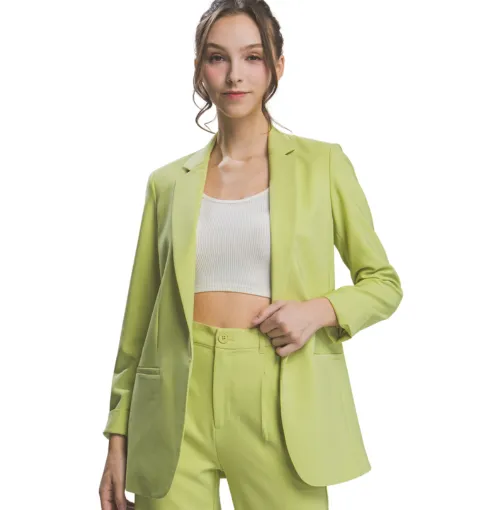 SYDNEY OPEN FRONT BLAZER // 3 COLORS