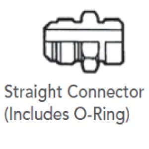 Synflex Straight Connector (Includes O-Ring)