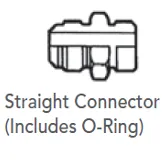 Synflex Straight Connector (Includes O-Ring)