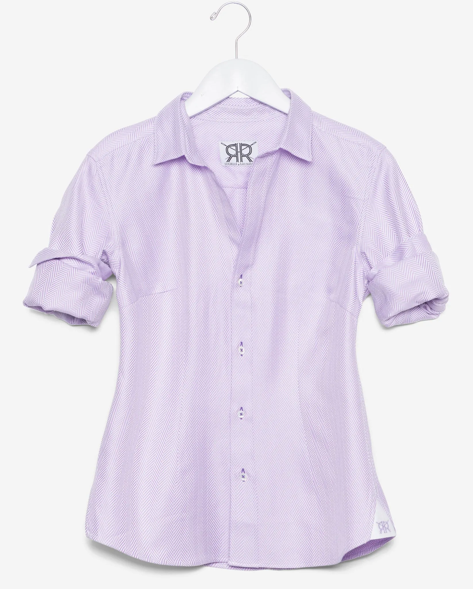 Tailored - Lavender Herringbone