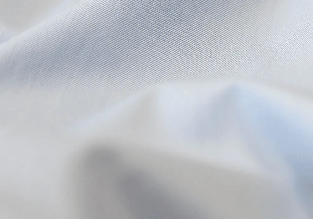 The Blue Fine Twill Spread Dress Shirt
