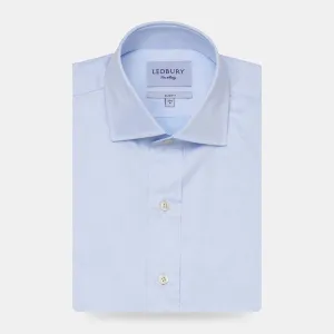 The Blue Fine Twill Spread Dress Shirt