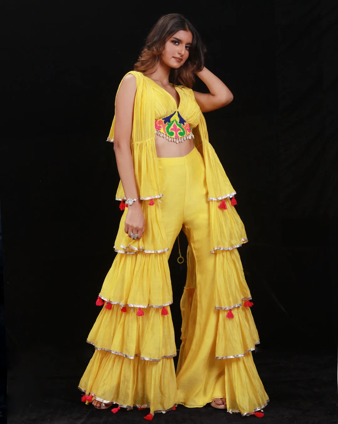 The Phoolon ki Haldi Jacket Set
