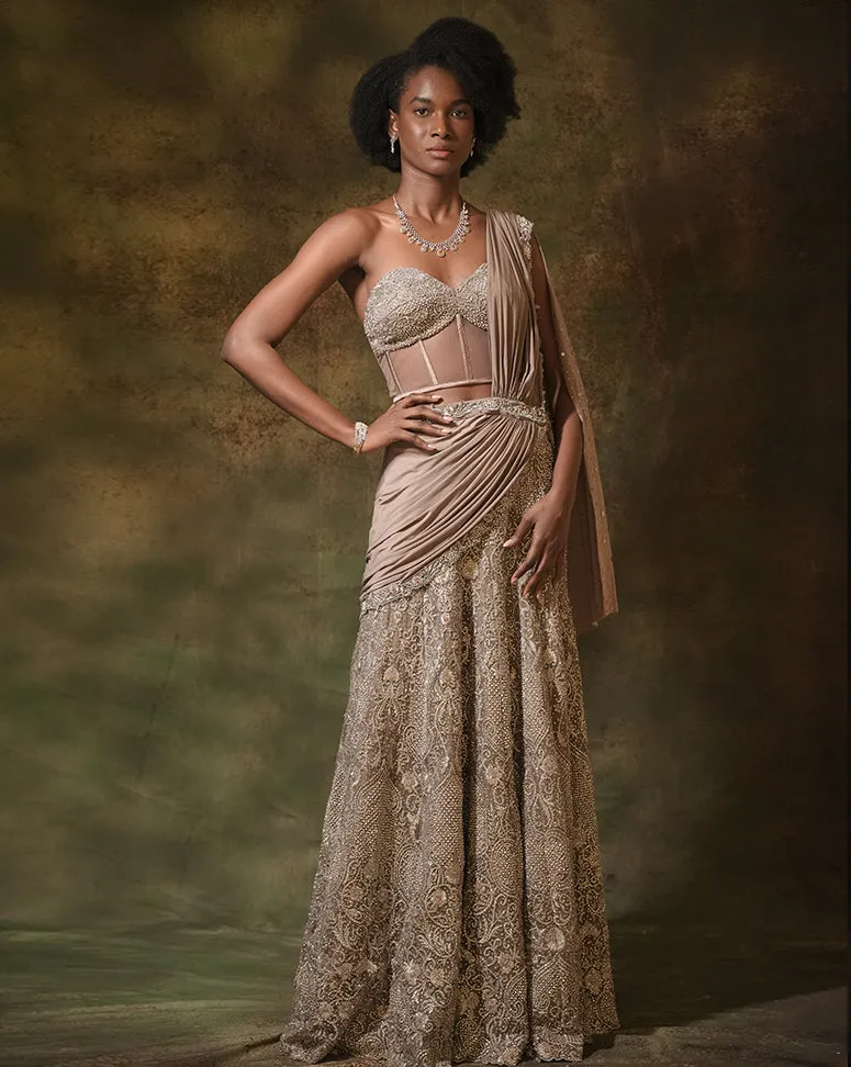 The Spree Embroidered Lehenga