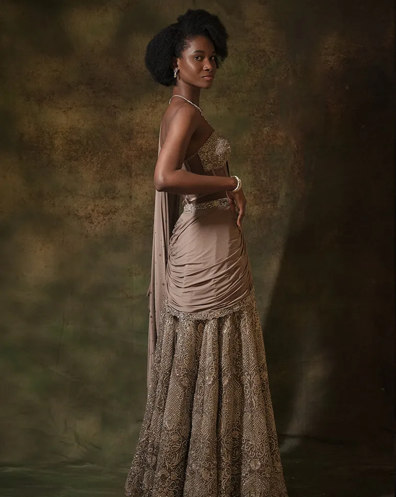 The Spree Embroidered Lehenga